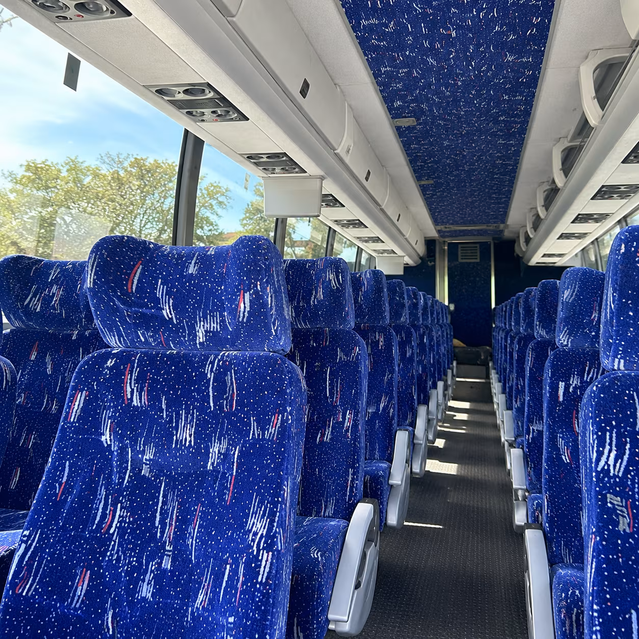 sandy springs charter bus inside