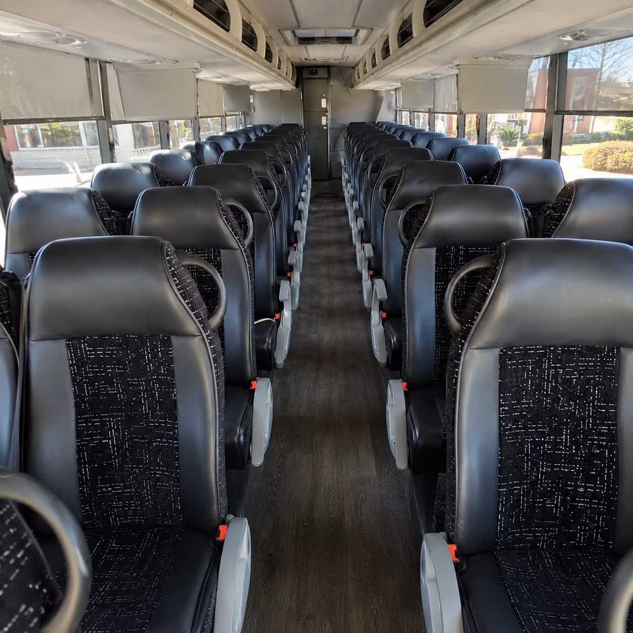 sandy springs charter bus interior