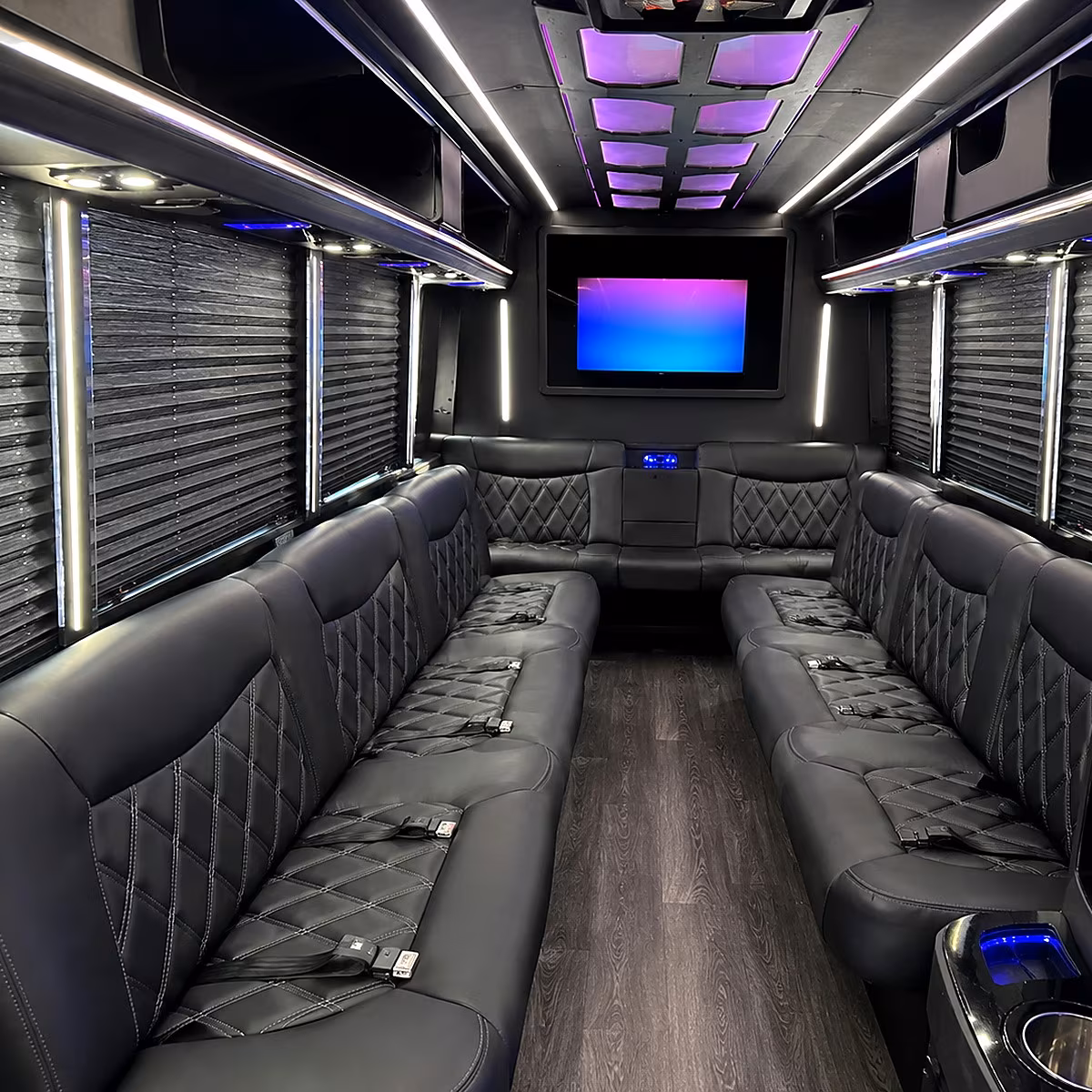 sandy springs wedding party bus rental